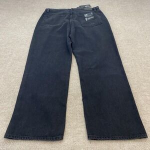 PAIGE High Rise Wide Leg Jeans in Black